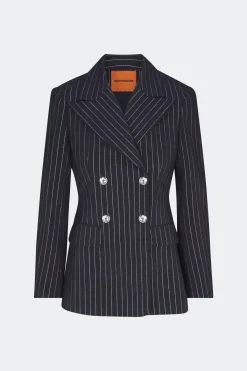 SIMON MILLER Anoukanouk pinstripe blazer