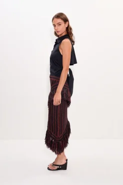 SIMON MILLER Bejabeja midi skirt
