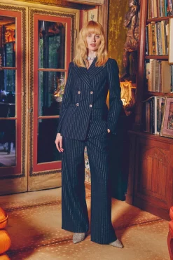 Sale SIMON MILLER Bloobloo pinstripe pant