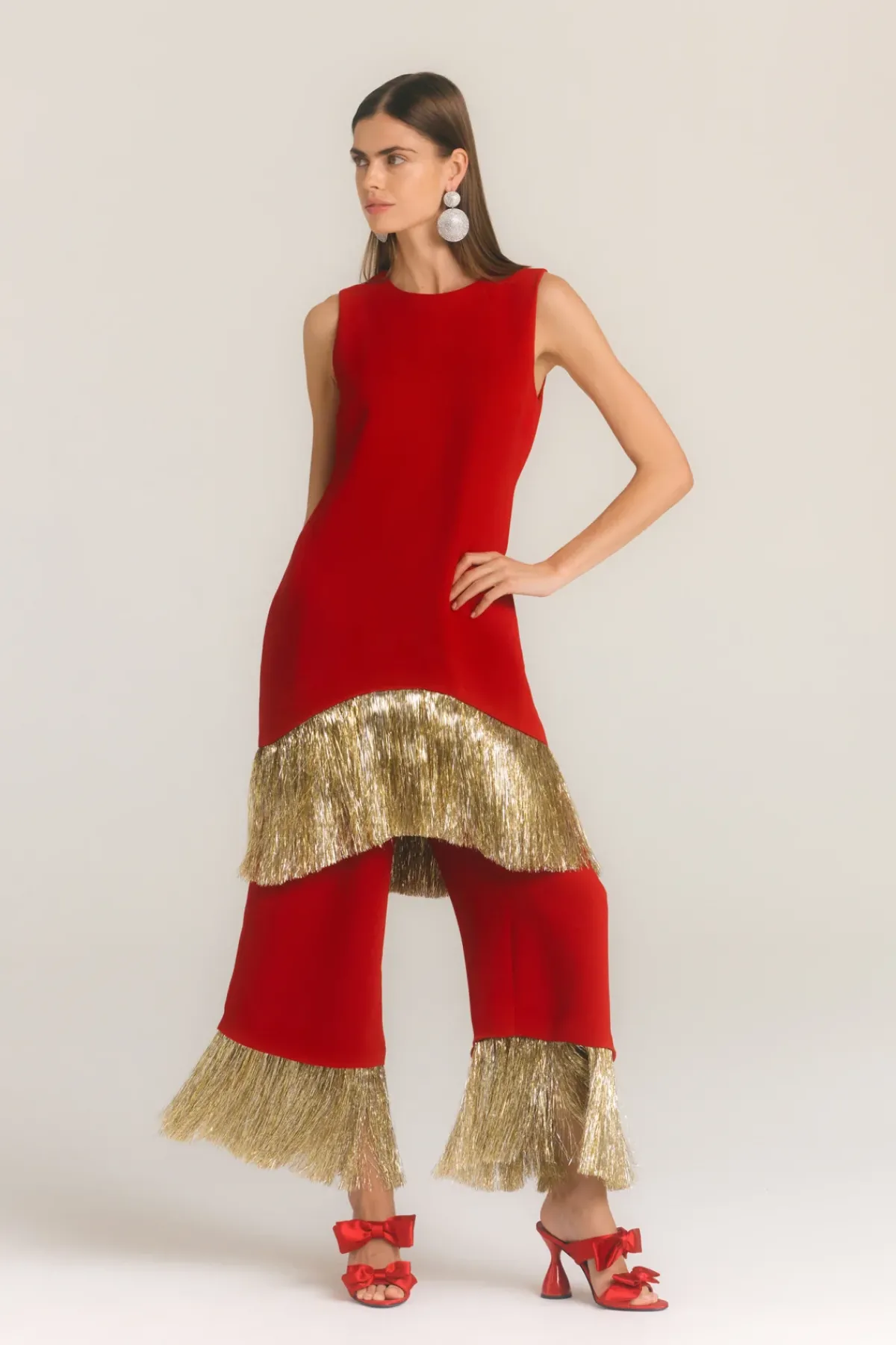 SIMON MILLER Bowiebowie fringe mini dress