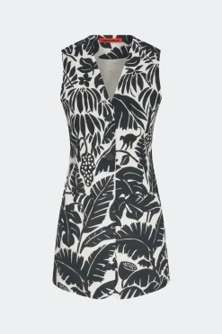 Outlet SIMON MILLER Carobcarob printed linen mini dress