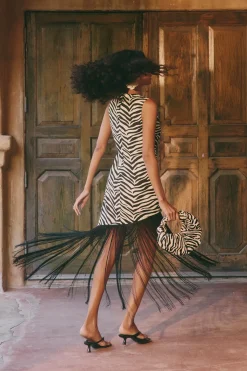 Hot SIMON MILLER Casablancacasablanca fringe dress