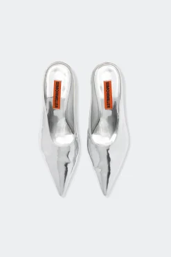 Hot SIMON MILLER Chromechrome pointed gala mule
