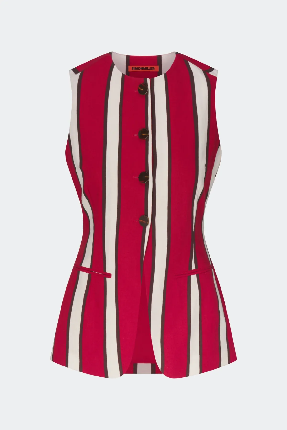 Outlet SIMON MILLER Deldel mar linen vest