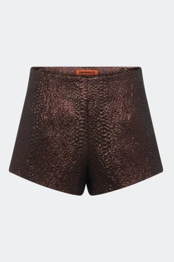 New SIMON MILLER Fleurfleur metallic shorts