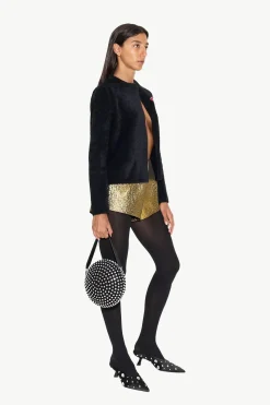 Discount SIMON MILLER Fleurfleur metallic shorts