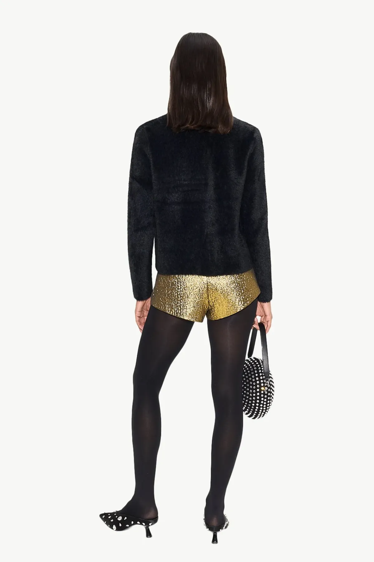 Discount SIMON MILLER Fleurfleur metallic shorts