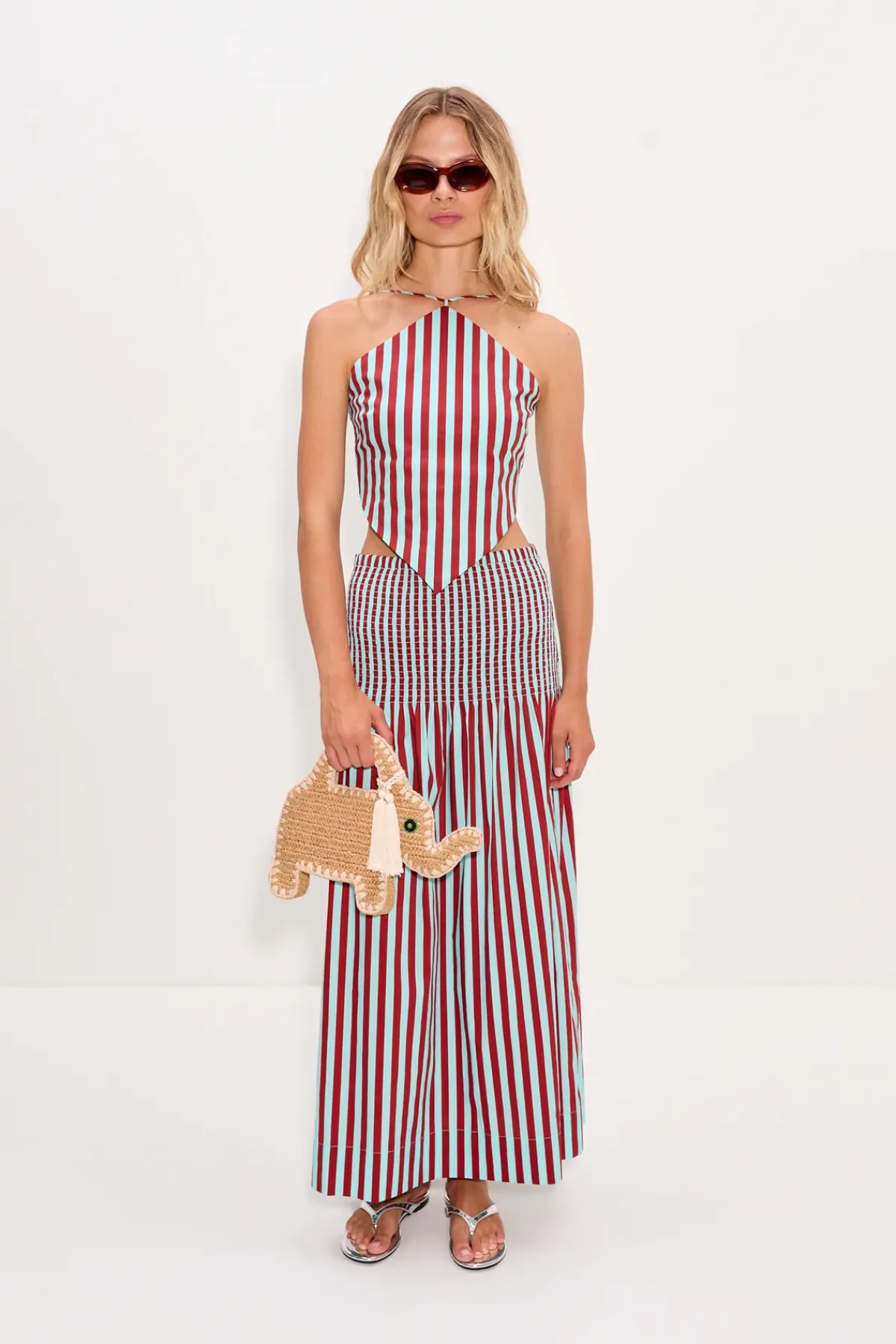 New SIMON MILLER Florflor poplin skirt