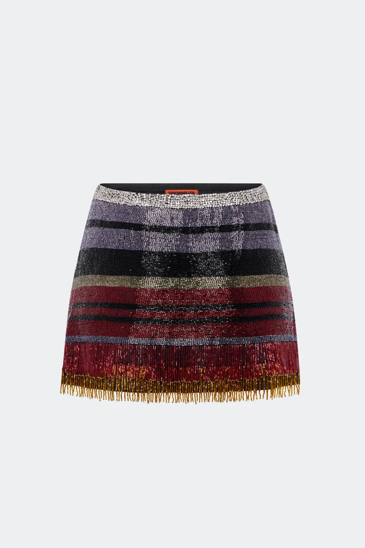 Hot SIMON MILLER Inessainessa crystal beaded skirt