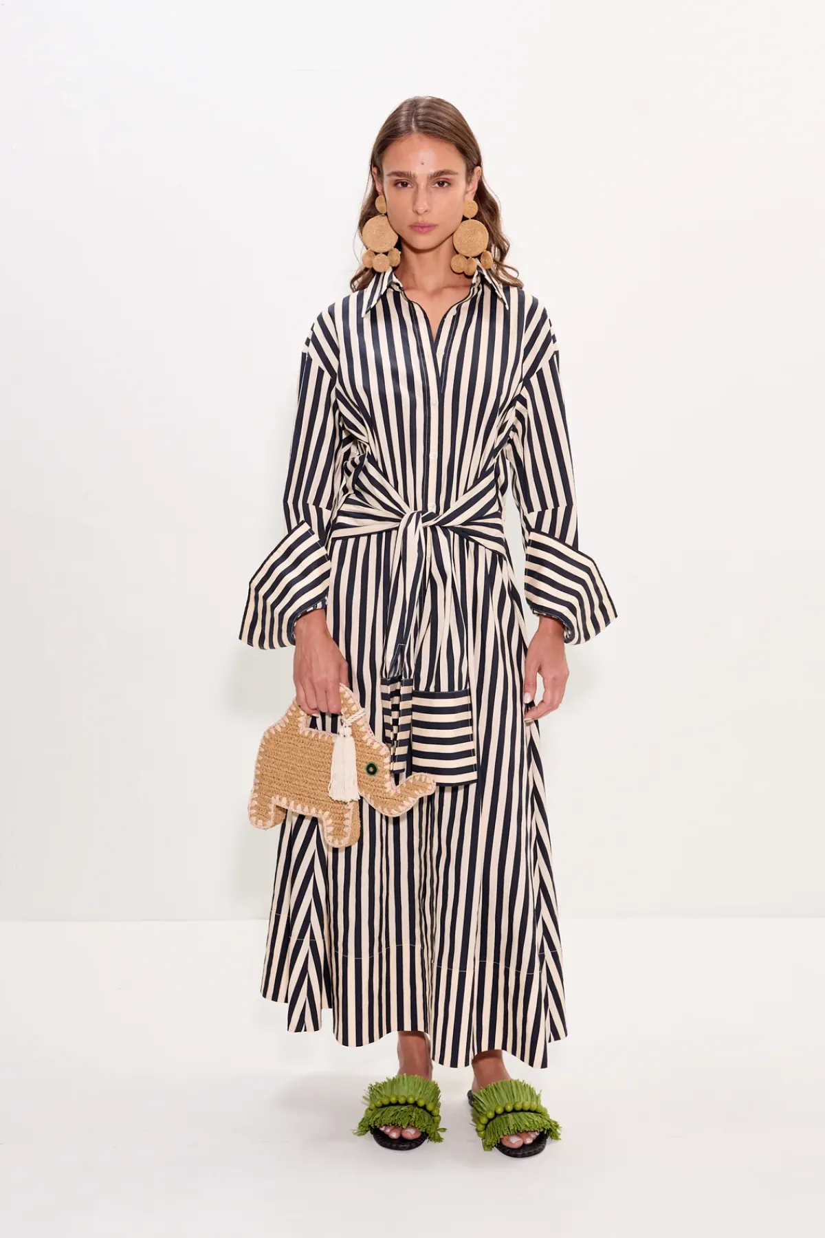 Clearance SIMON MILLER Innainna poplin maxi dress