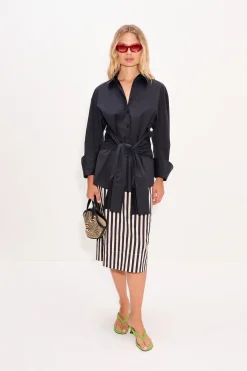 Hot SIMON MILLER Innainna poplin top