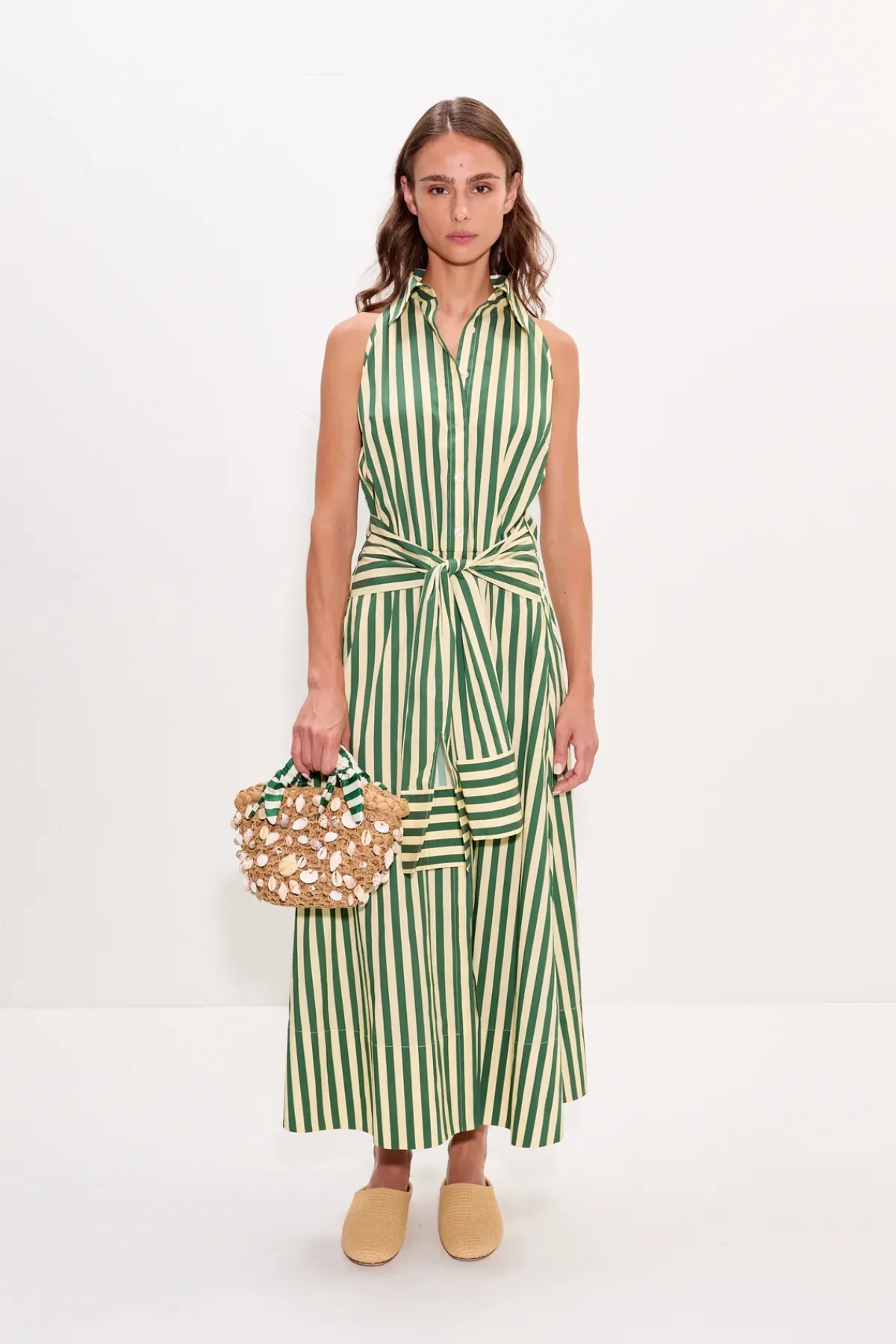 Online SIMON MILLER Innainna sleeveless poplin dress