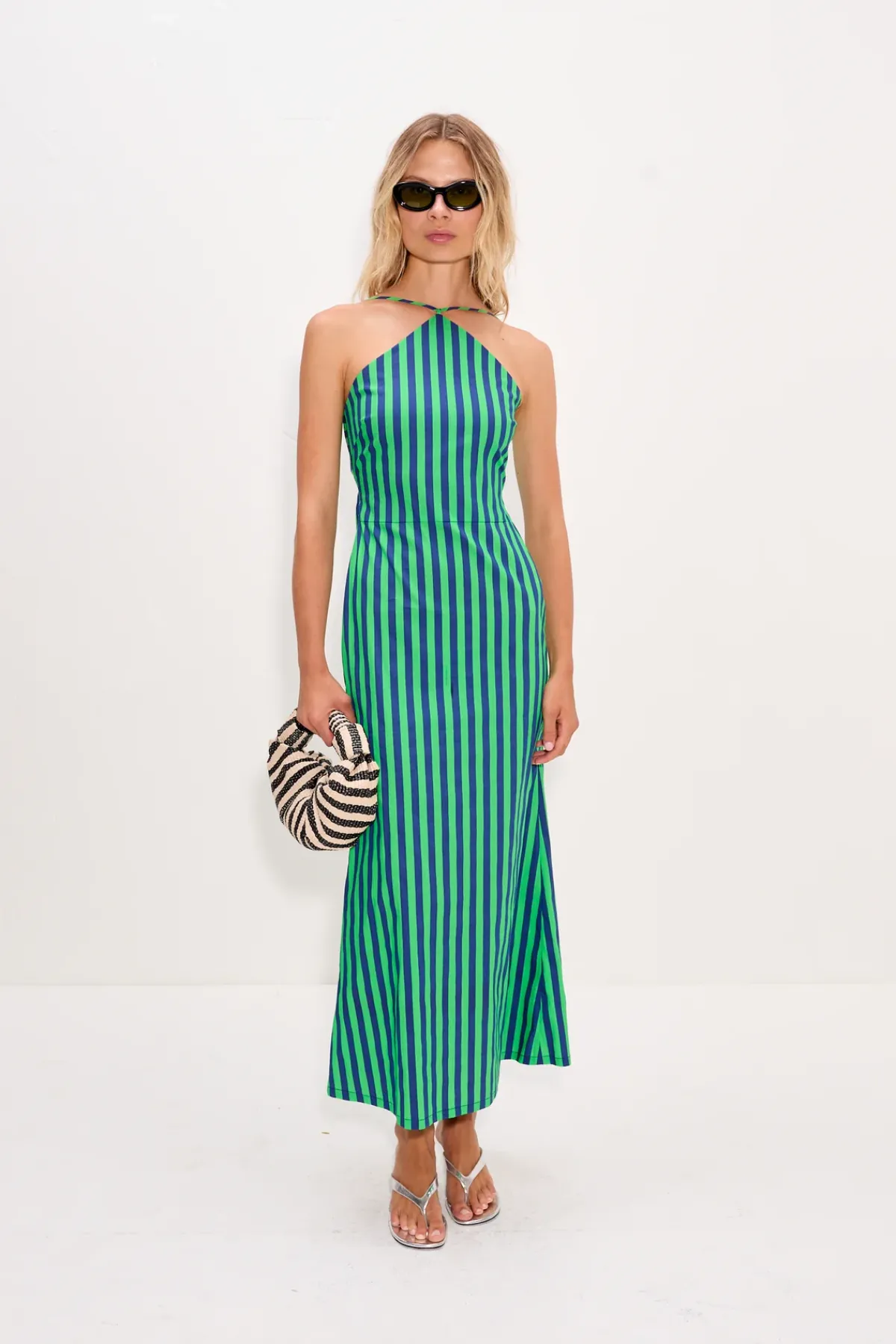 SIMON MILLER Kitkit poplin dress