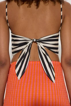 Sale SIMON MILLER Kitkit poplin tie top