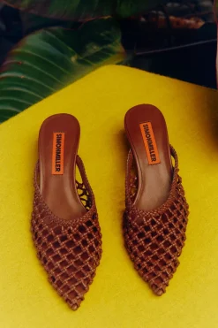Hot SIMON MILLER Knottedknotted gala mule