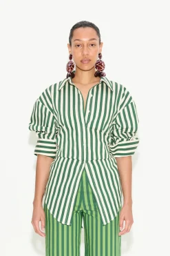 New SIMON MILLER Lochloch poplin button up