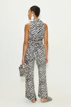 New SIMON MILLER Lochloch sleeveless poplin button up
