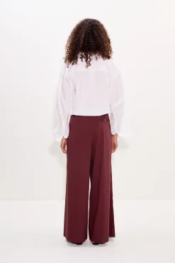 Outlet SIMON MILLER Marenmaren poplin crochet button up