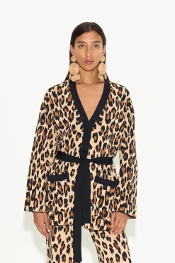 New SIMON MILLER Maxmax belted knit cardigan
