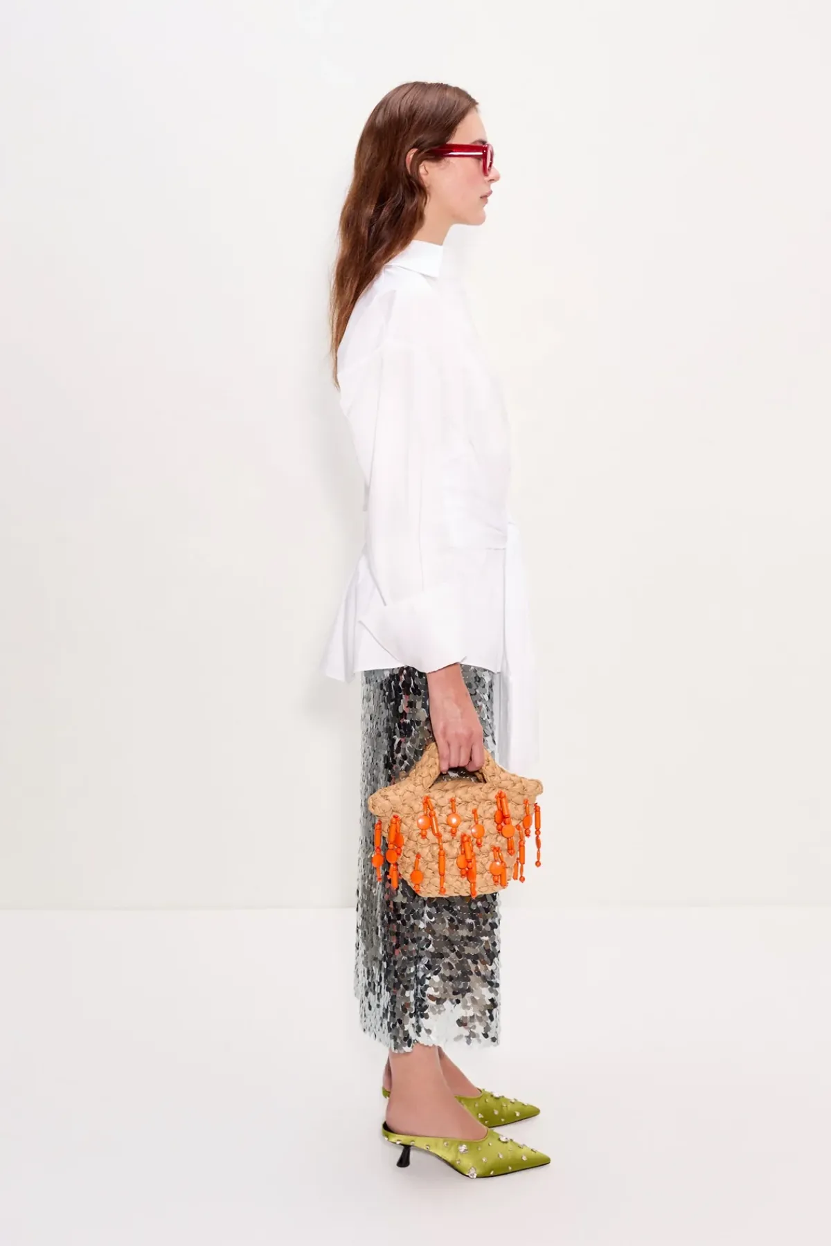 New SIMON MILLER Miamia sequin skirt