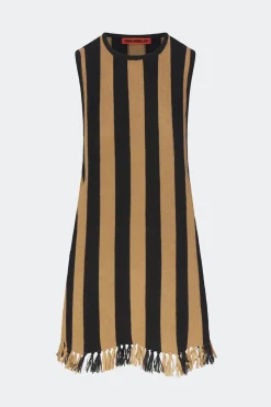 Outlet SIMON MILLER Mojimoji stripe tassel mini dress