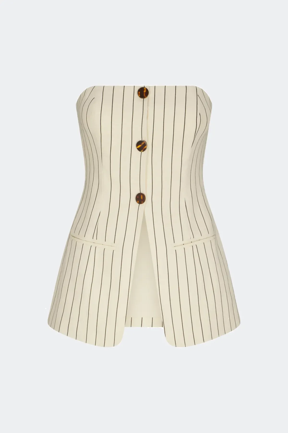 Sale SIMON MILLER Morimori strapless linen top