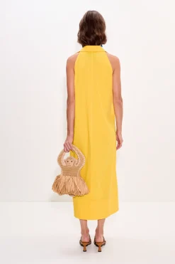 Online SIMON MILLER Navanava poplin midi dress