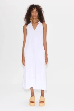 Online SIMON MILLER Navanava poplin midi dress
