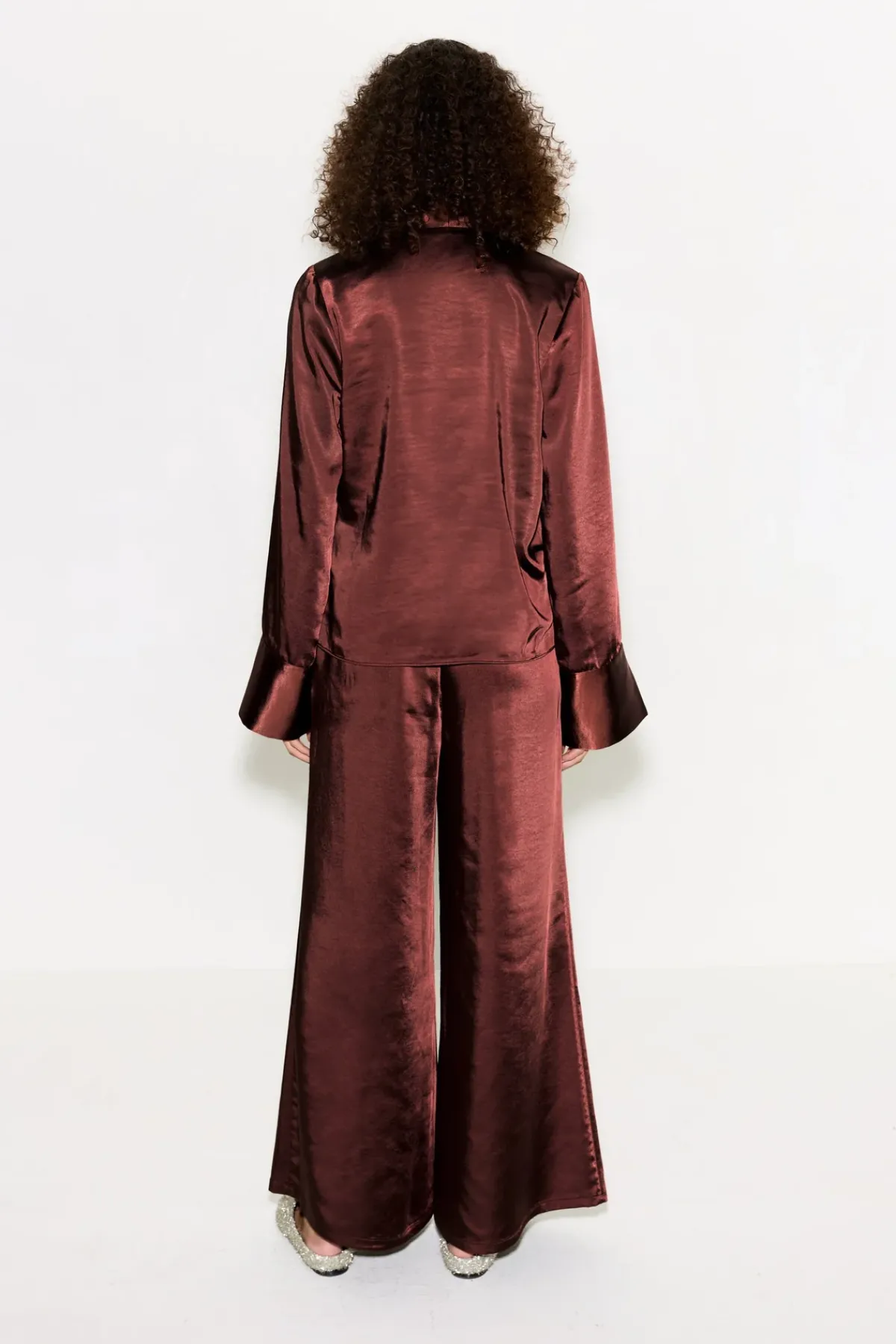 Clearance SIMON MILLER Nellanella satin wide leg pant