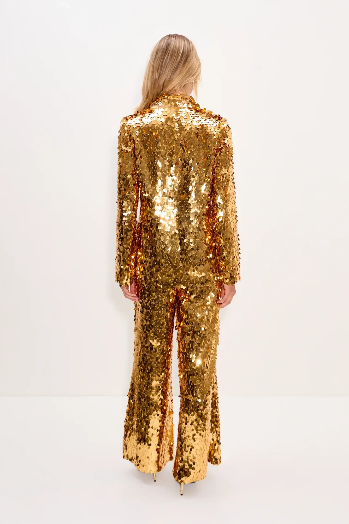 New SIMON MILLER Nellanella sequin wide leg pant
