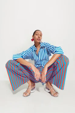 New SIMON MILLER Piapia poplin pant
