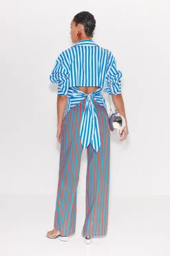 New SIMON MILLER Piapia poplin pant