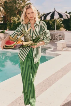 Outlet SIMON MILLER Piapia poplin pant