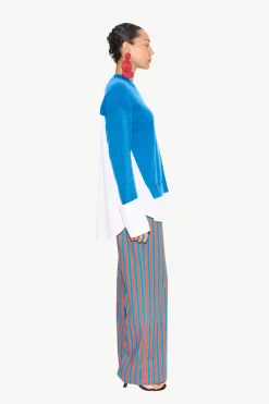 Discount SIMON MILLER Pippip poplin combo sweater