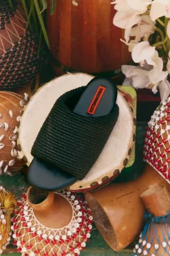 Discount SIMON MILLER Raffiaraffia bubble slide
