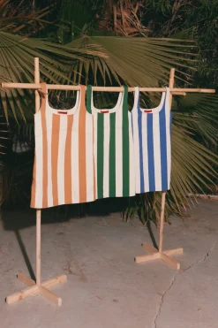 Hot SIMON MILLER Saharasahara striped denim dress