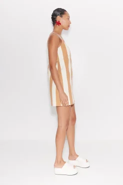 Hot SIMON MILLER Saharasahara striped denim dress