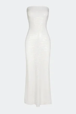 Online SIMON MILLER Sculptysculpty strapless piano sequin dress