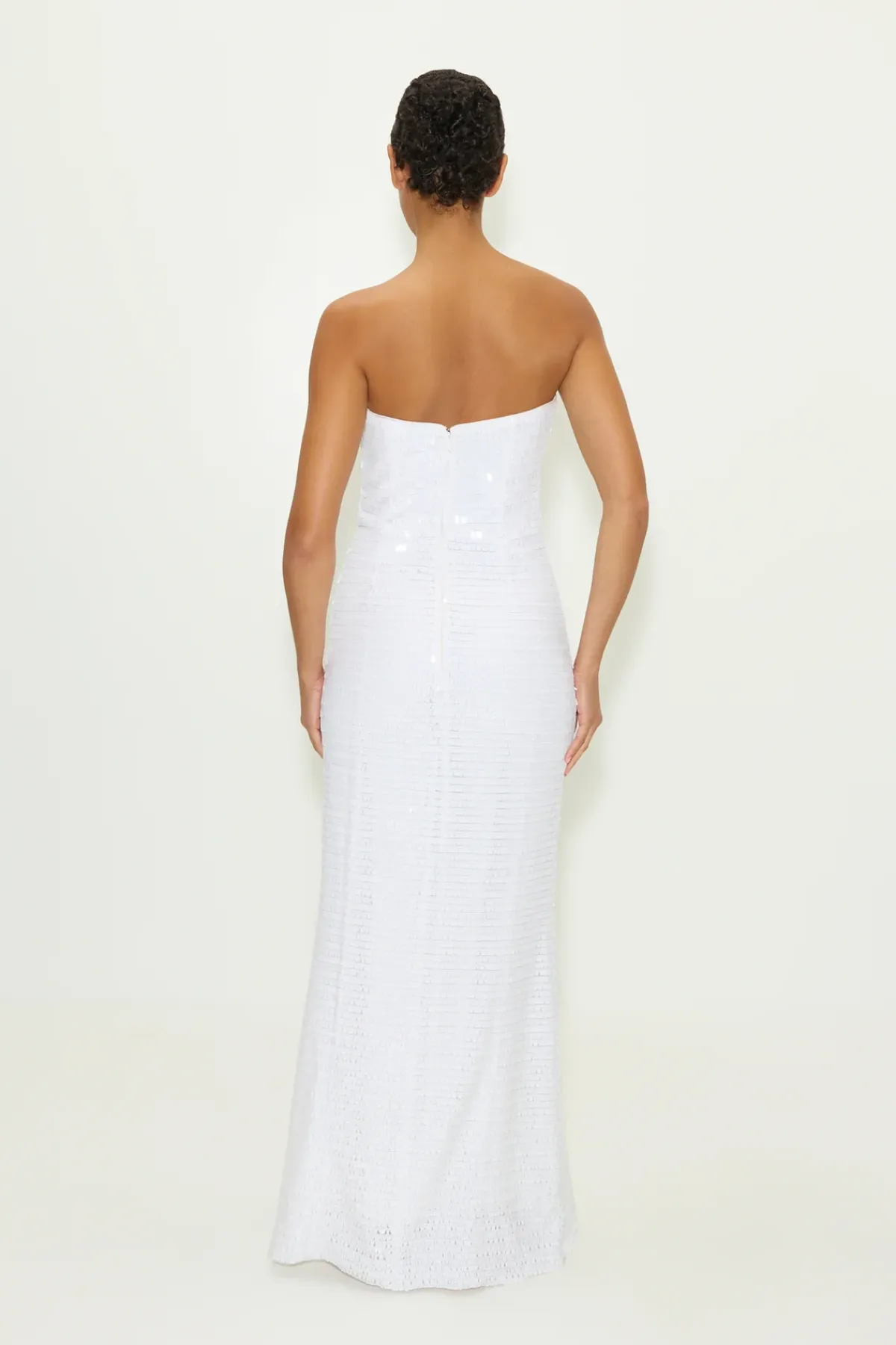 Online SIMON MILLER Sculptysculpty strapless piano sequin dress