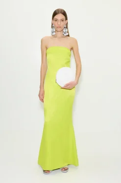 Sale SIMON MILLER Sculptysculpty strapless satin dress