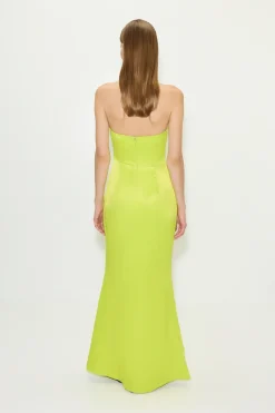 Sale SIMON MILLER Sculptysculpty strapless satin dress