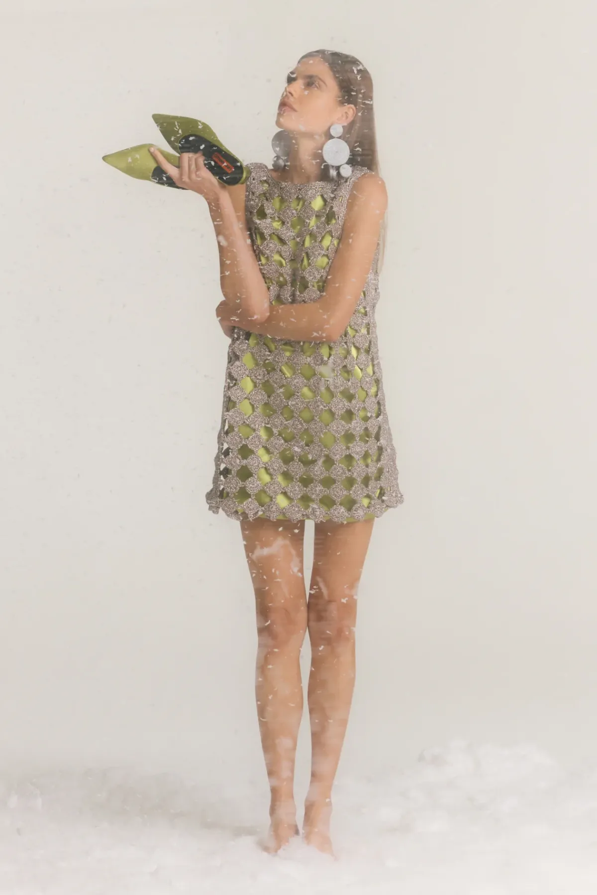 New SIMON MILLER Sinasina crochet mini dress