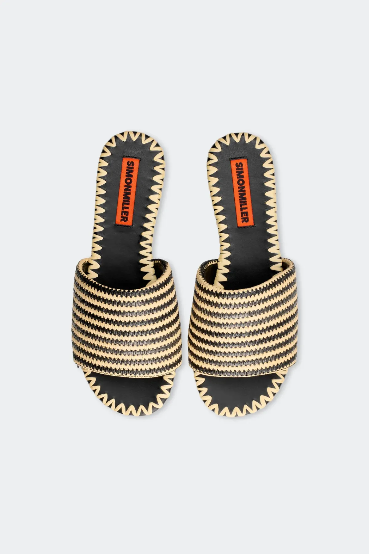 Best SIMON MILLER Stripestripe raffia salerno sandal