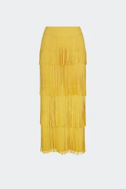 Best SIMON MILLER Zaza za knit fringe skirt