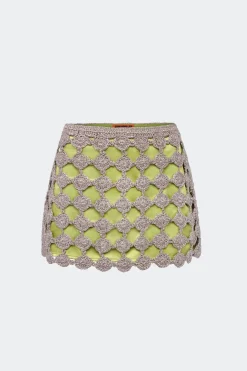 Discount SIMON MILLER Zerazera crochet mini skirt